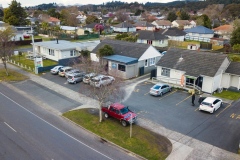Aerial view of the Tarawera Medical Complex comprising Tarawera Medical Centre, Tarawera Pharmacy, Tarawera Physiotherapy and Pathlab